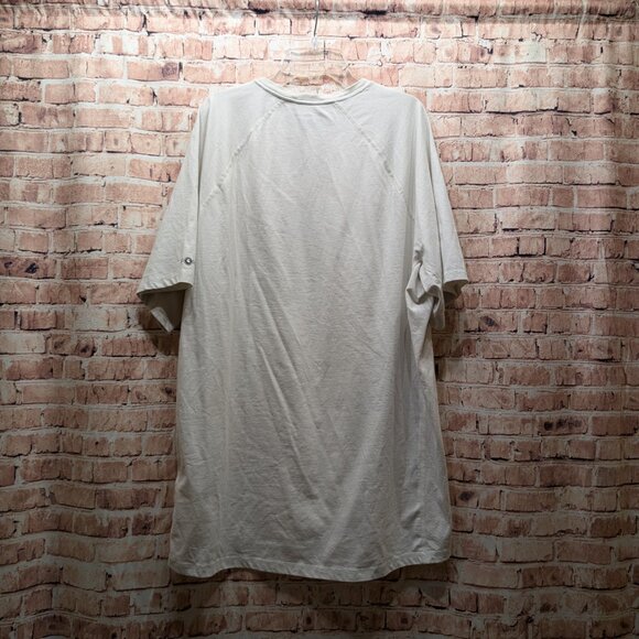 Carhartt FORCE T-Shirt with Black Logo Relaxed Fit Cream Size XL - Picture 10 of 11